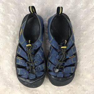Keen Sport Sandals Size 3 Blue Black Waterproof